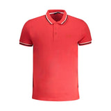 Polo en coton rouge Cavalli Class