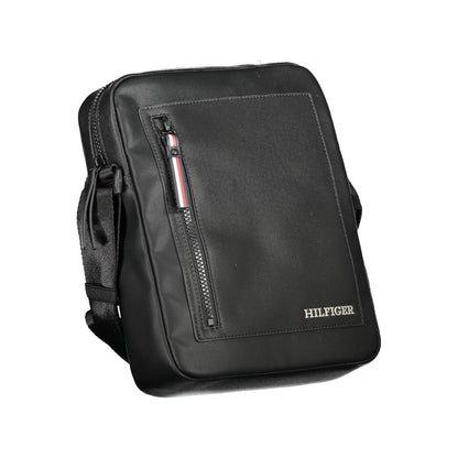 Sac à bandoulière en polyéthylène noir Tommy Hilfiger