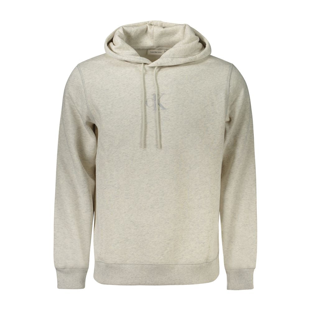 Pull en coton gris pour homme Calvin Klein