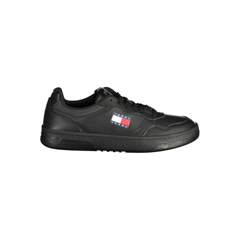 Tommy Hilfiger Black Polyethylene Men Sneaker - Style and Comfort