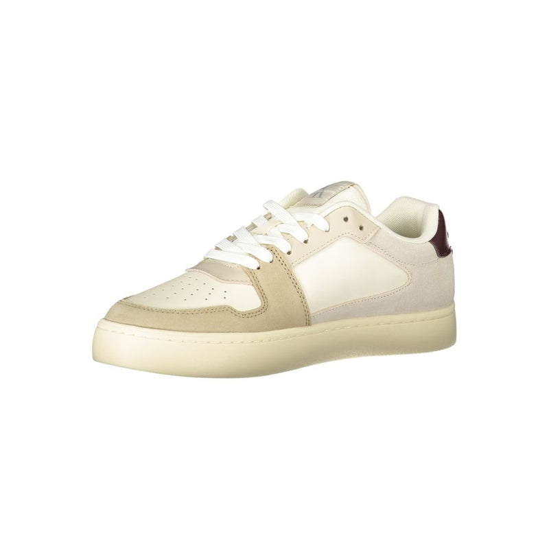 Calvin Klein Beige Polyester Men Sneaker - Stylish & Sustainable