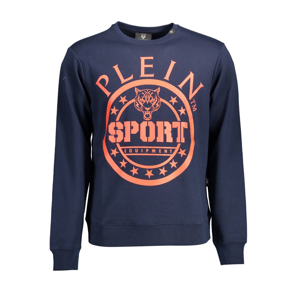 Pull en coton bleu pour homme Plein Sport