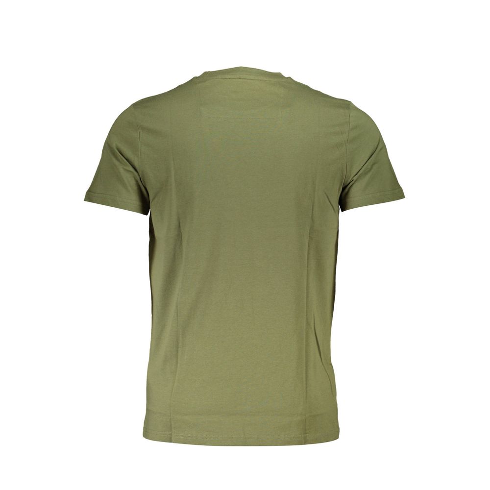 T-shirt homme en coton vert Cavalli Class