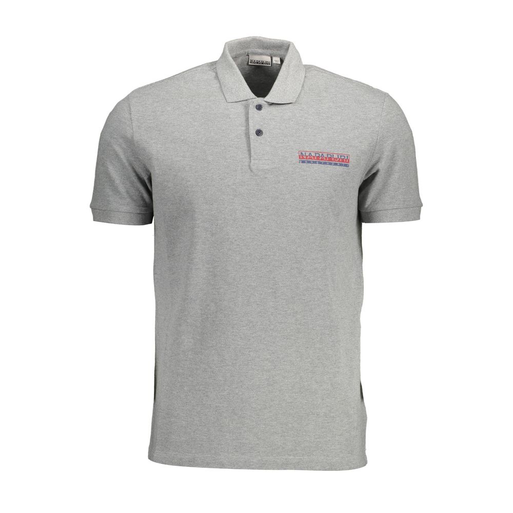 Polo homme en coton marron Napapijri