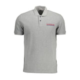 Polo homme en coton marron Napapijri