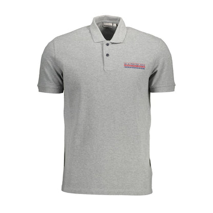 Polo homme en coton marron Napapijri