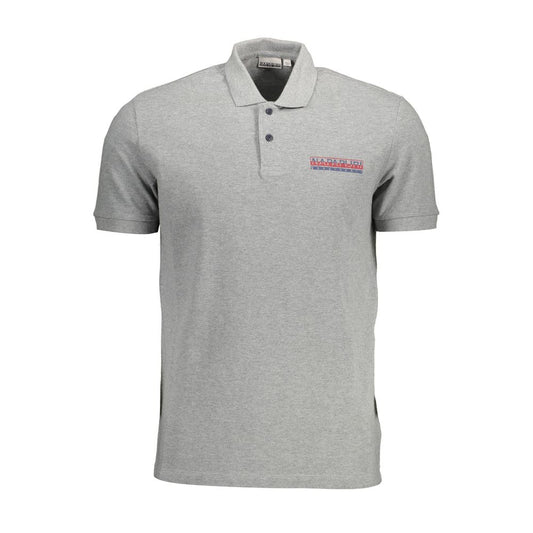 Napapijri Bruine Katoenen Polo Shirt voor Heren