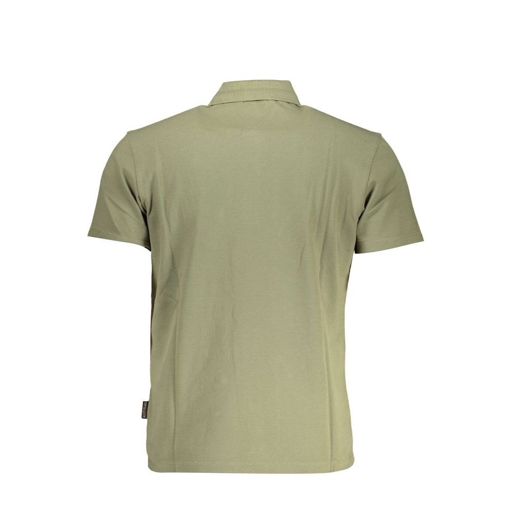 Polo homme en coton vert Napapijri