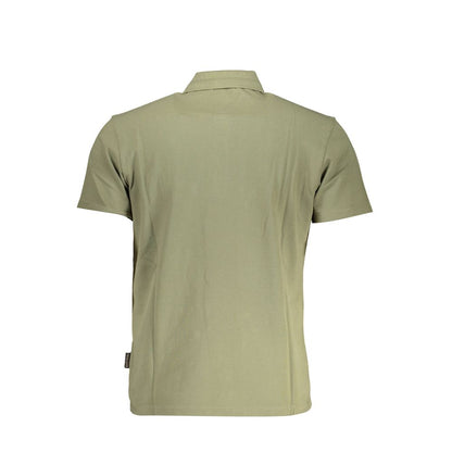Polo homme en coton vert Napapijri