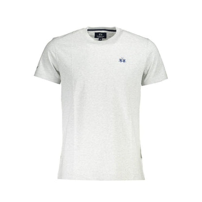T-shirt homme en coton marron La Martina