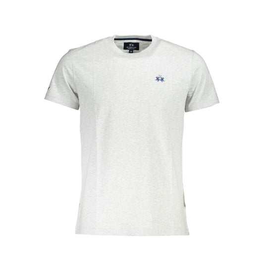 T-shirt homme en coton marron La Martina