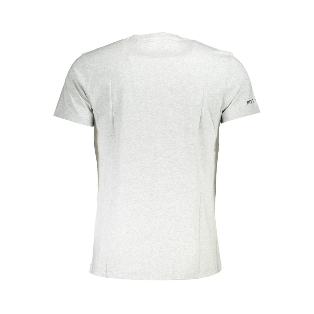 T-shirt homme en coton marron La Martina