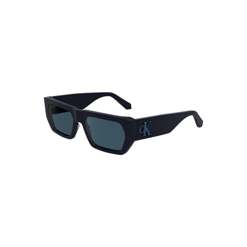Lunettes de soleil Calvin Klein Blue Acetate pour femmes