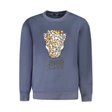 Cavalli Class Blue Cotton Women Sweater - Luxurious Comfort