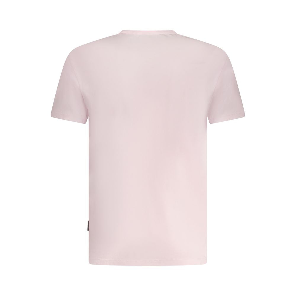 T-shirt Napapijri en coton rose pour homme