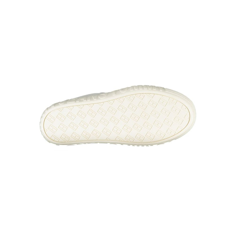 Tommy Hilfiger Sneakers Femme Cuir Blanc - Élégantes et Confortables