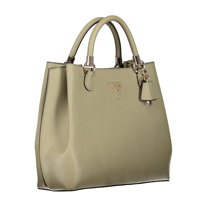 Guess Jeans Gizele Green Handbag - Élégante et Fonctionnelle