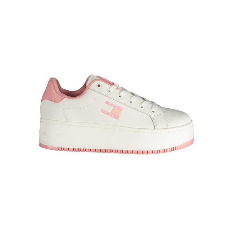 Tommy Hilfiger Pink Polyester Sneaker - Élégance et Confort