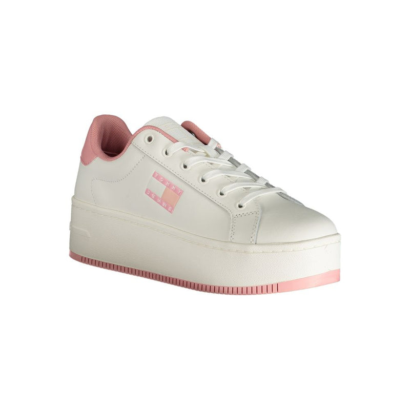 Tommy Hilfiger Pink Polyester Sneaker - Élégance et Confort