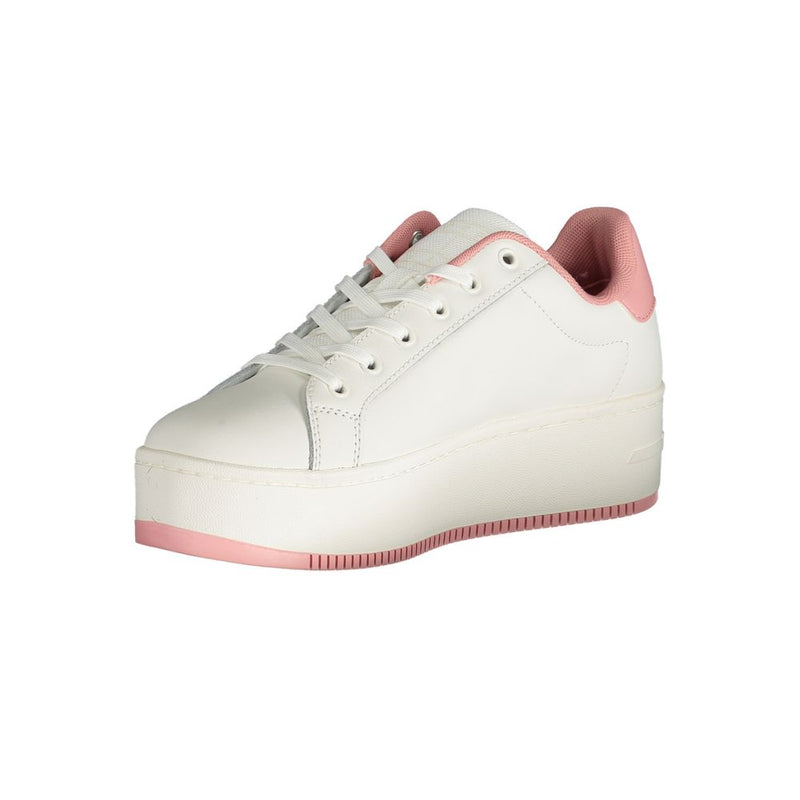 Tommy Hilfiger Pink Polyester Sneaker - Élégance et Confort