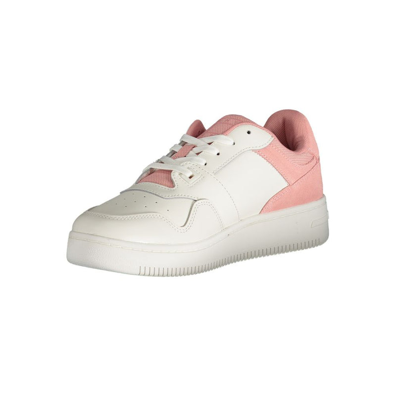 Tommy Hilfiger Pink Polyester Sneaker - All-Day Comfort & Style