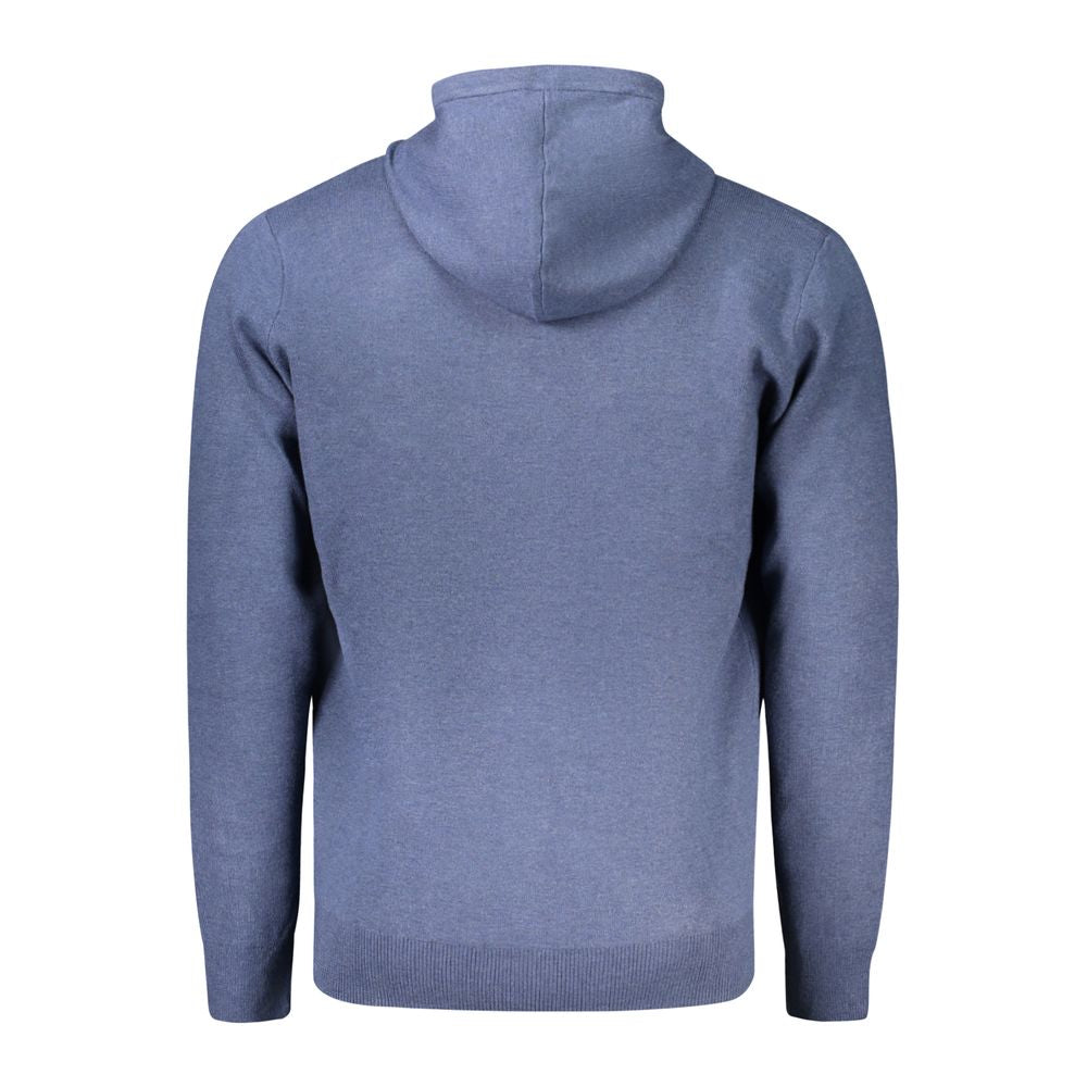 Cardigan homme en polyamide bleu, Norvège 1963