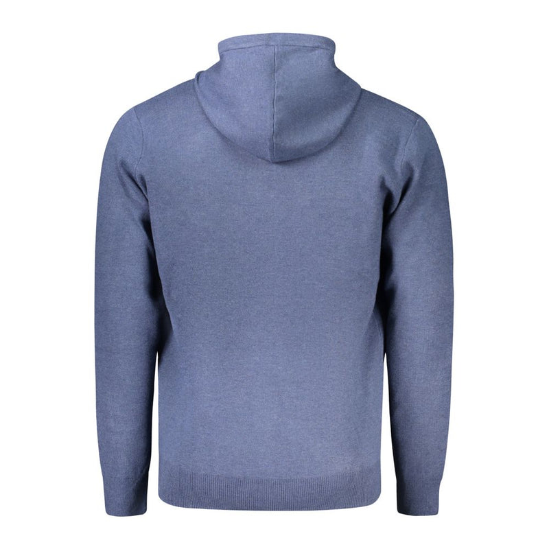 Cardigan homme en polyamide bleu, Norvège 1963