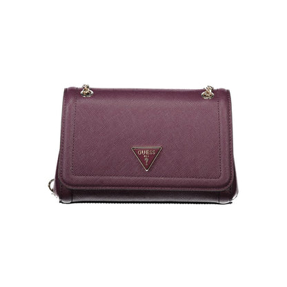 Guess Jeans Paarse Polyethyleen Dames Handtas