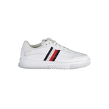 Tommy Hilfiger White Leather Men Sneaker - Élégance et Confort