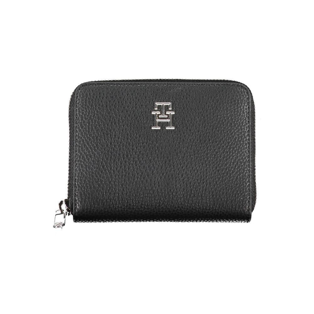 Tommy Hilfiger Black Polyethylene Women's Wallet - Chic & Practical