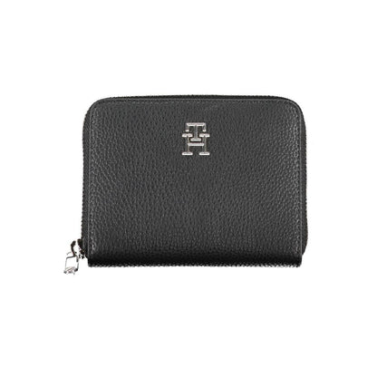 Portefeuille femme Tommy Hilfiger en polyéthylène noir