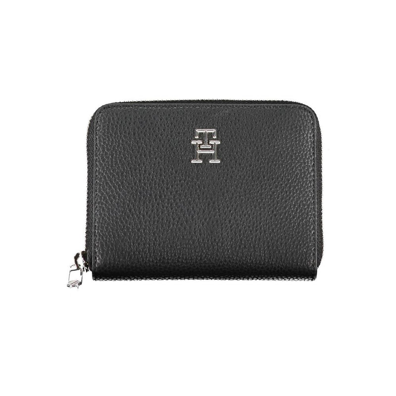 Tommy Hilfiger Black Polyethylene Women's Wallet - Chic & Practical