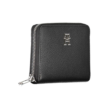 Portefeuille femme Tommy Hilfiger en polyéthylène noir