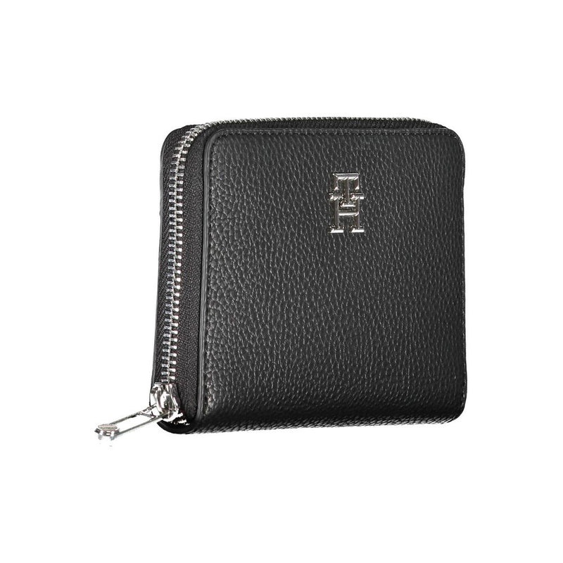 Tommy Hilfiger Black Polyethylene Women's Wallet - Chic & Practical