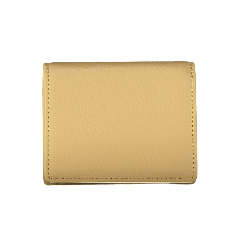 Coccinelle Beige Leather Wallet - Elegant and Practical Accessory