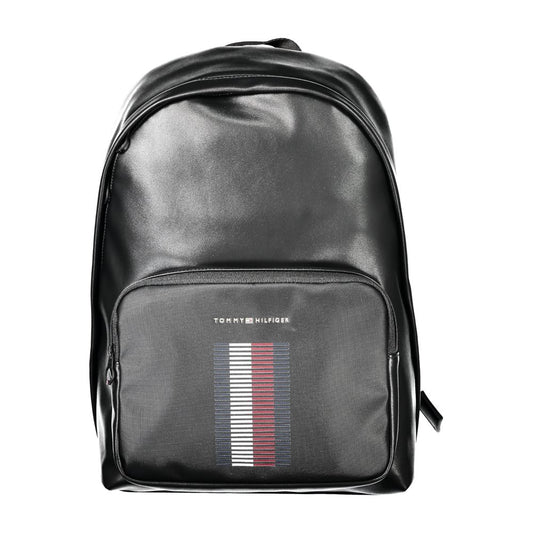 Tommy Hilfiger Zwarte Polyethyleen Herenrugzak