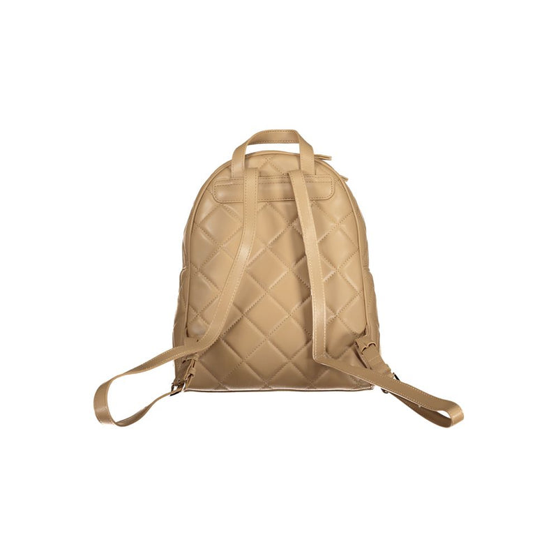 Sac à dos pour femmes en polyéthylène beige Mario Valentino