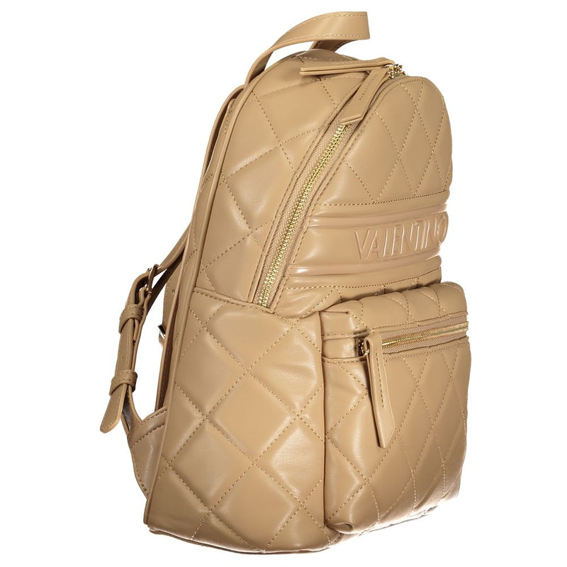 Sac à dos pour femmes en polyéthylène beige Mario Valentino