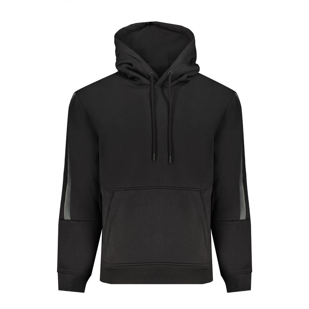 Pull à capuche Calvin Klein en coton noir pour homme