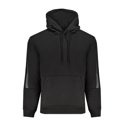Pull à capuche Calvin Klein en coton noir pour homme