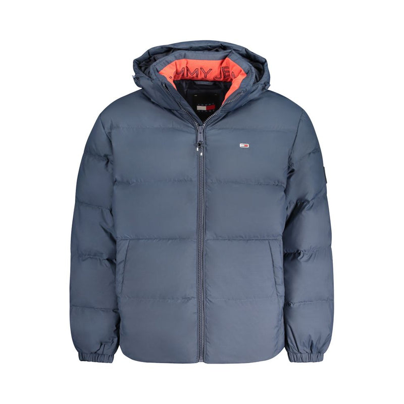 Tommy Hilfiger blauw herenjack van gerecycled polyester
