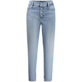 Calvin Klein Blue Cotton Women Jean - MOM Jeans
