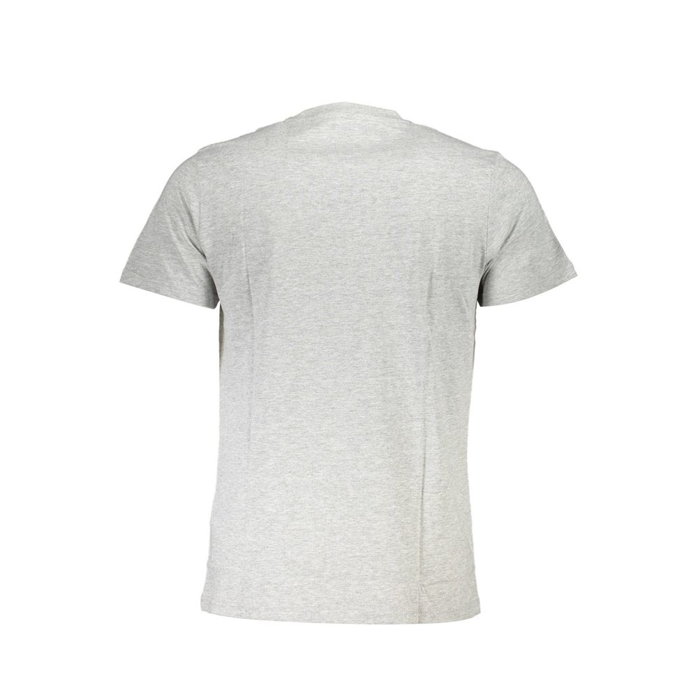 T-shirt homme en coton brun Cavalli Class