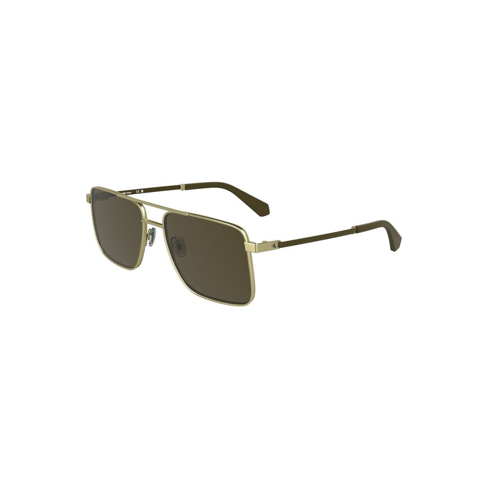 Calvin Klein Gold Metal Heren Zonnebril
