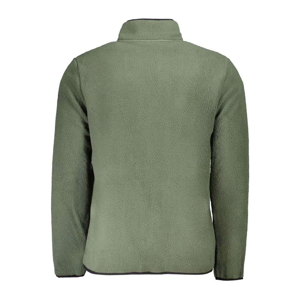 Pull en polyester vert pour homme, Norvège 1963