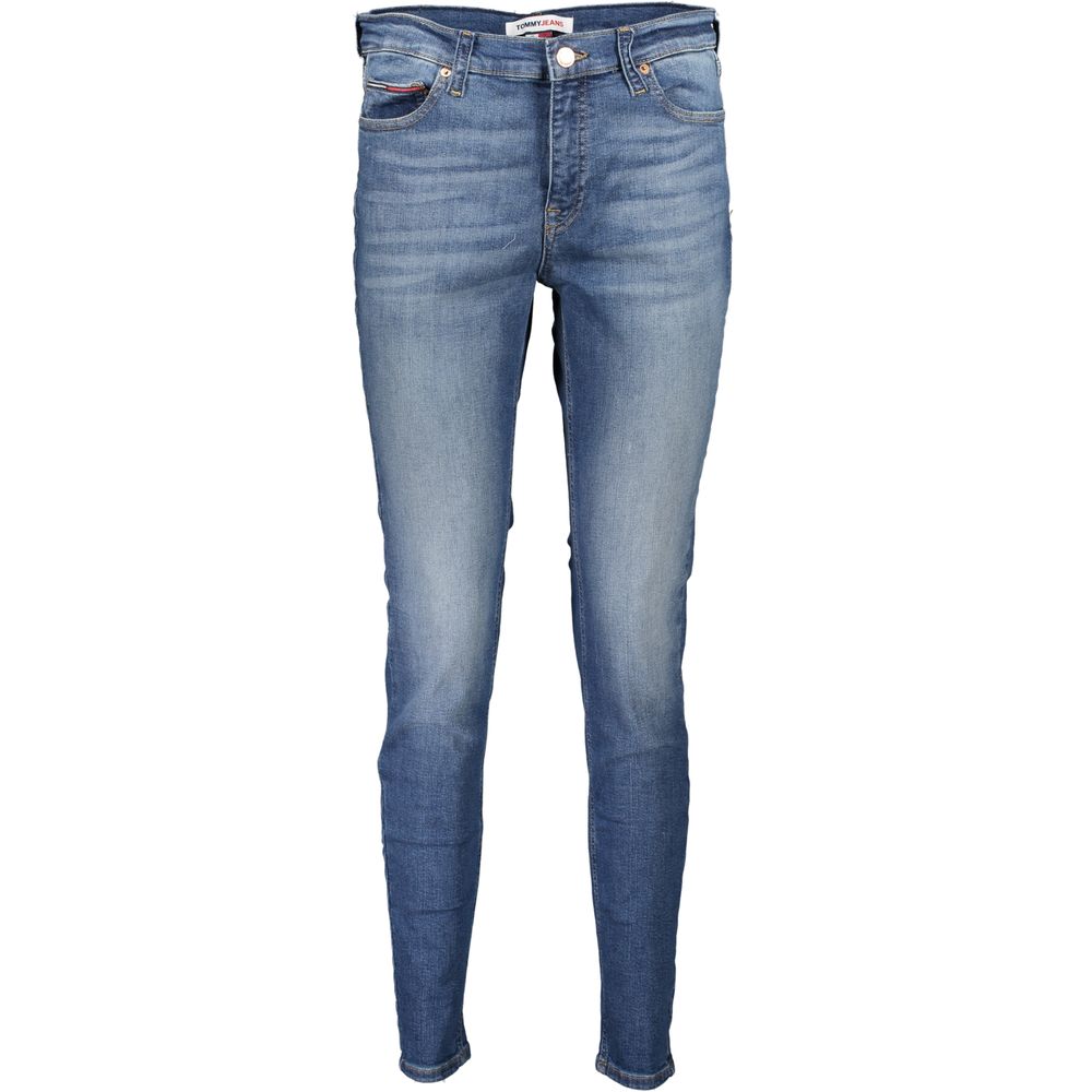 Jean Skinny Tommy Hilfiger Nora Taille Mi-Haute - Bleu