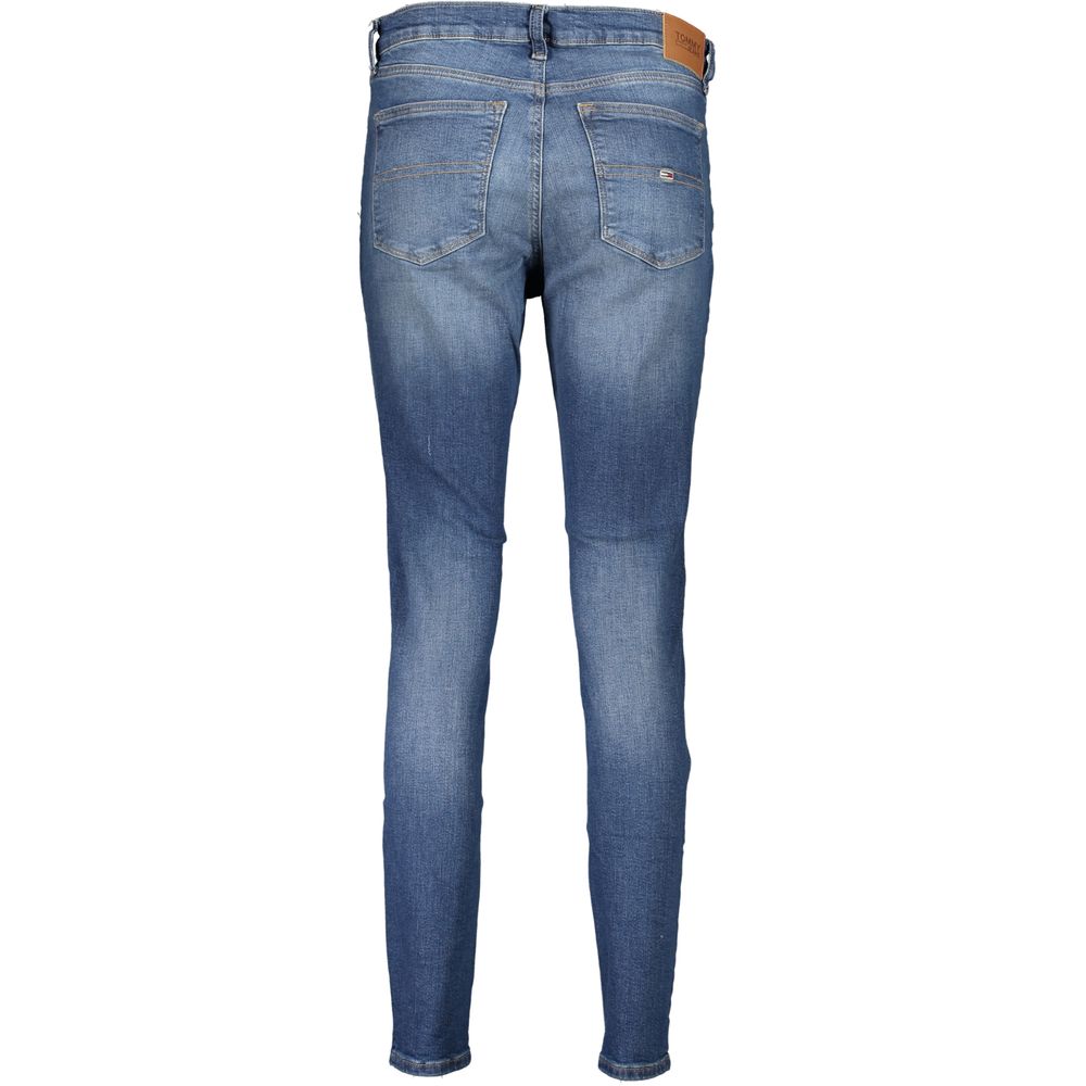Jean Skinny Tommy Hilfiger Nora Taille Mi-Haute - Bleu