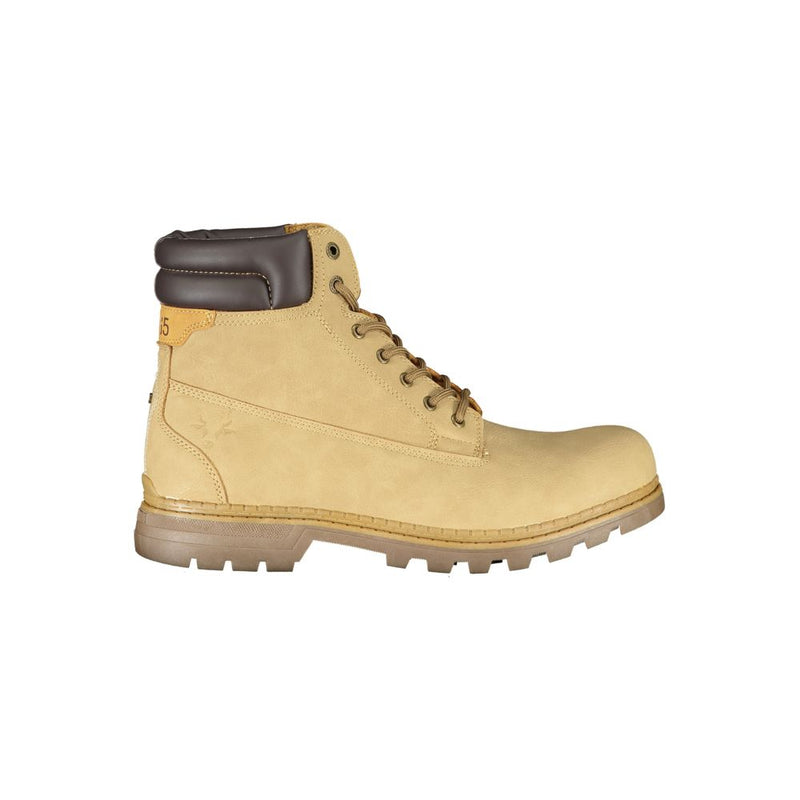 Carrera Beige Polyester Men Boot - Élégance et Fonctionnalité