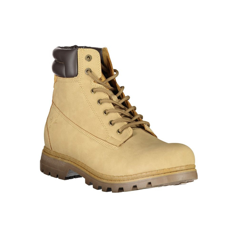 Carrera Beige Polyester Men Boot - Élégance et Fonctionnalité