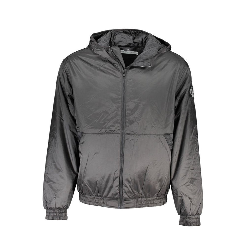 Calvin Klein Jack voor heren, zwart, gemaakt van gerecycled polyester.
